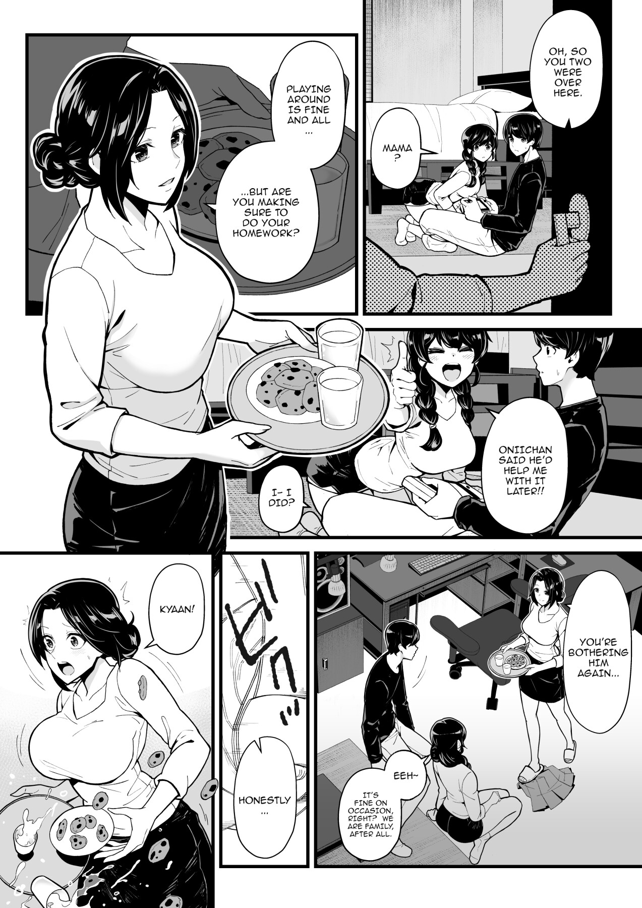 Hentai Manga Comic-Gaming With My Sister, Fucking With My Aunt-Read-10